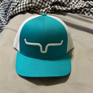 Kimes Ranch Teal and White Cap
